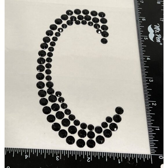 Recollections Halloween Bling Rhinestone Gem Embellishment " C "  353855 422442 - Picture 3 of 3